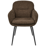 RUNA EETKAMERSTOEL CHENILLE WARMBRUIN