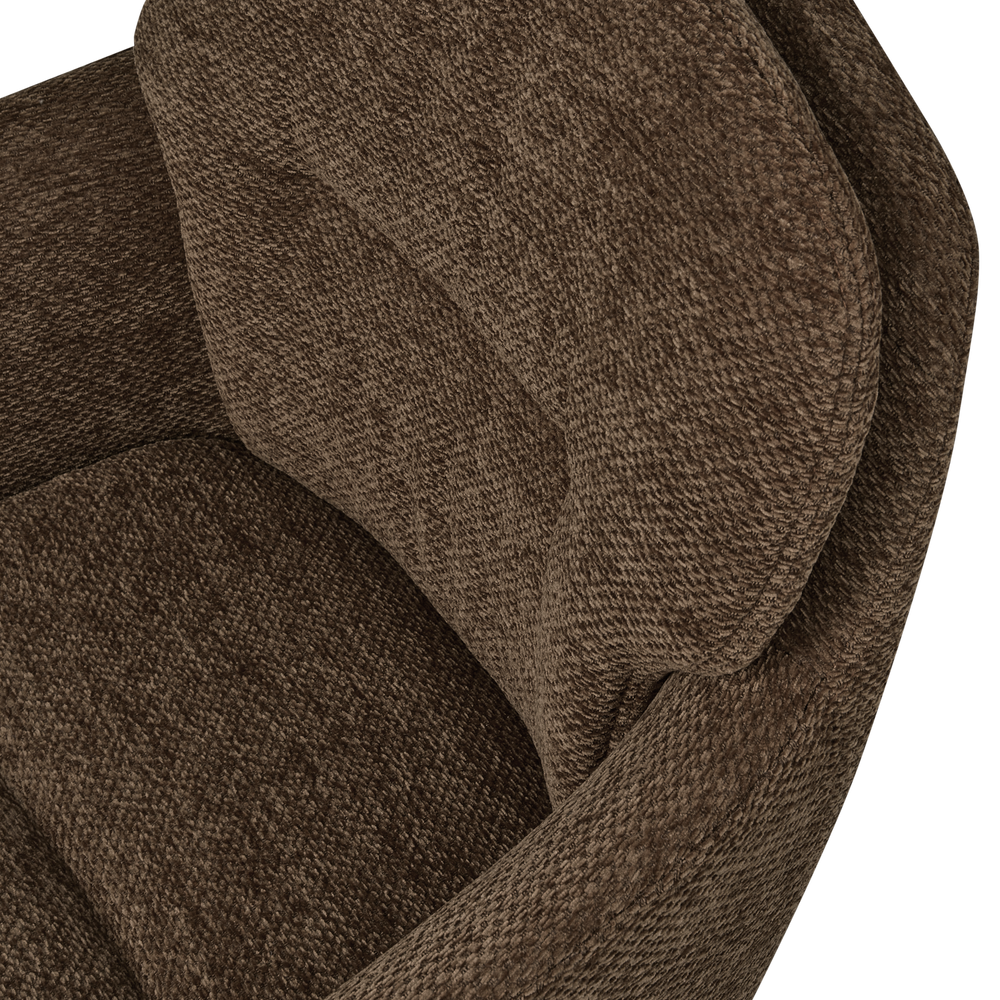 RUNA EETKAMERSTOEL CHENILLE WARMBRUIN