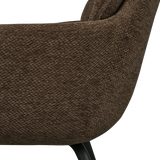 RUNA EETKAMERSTOEL CHENILLE WARMBRUIN
