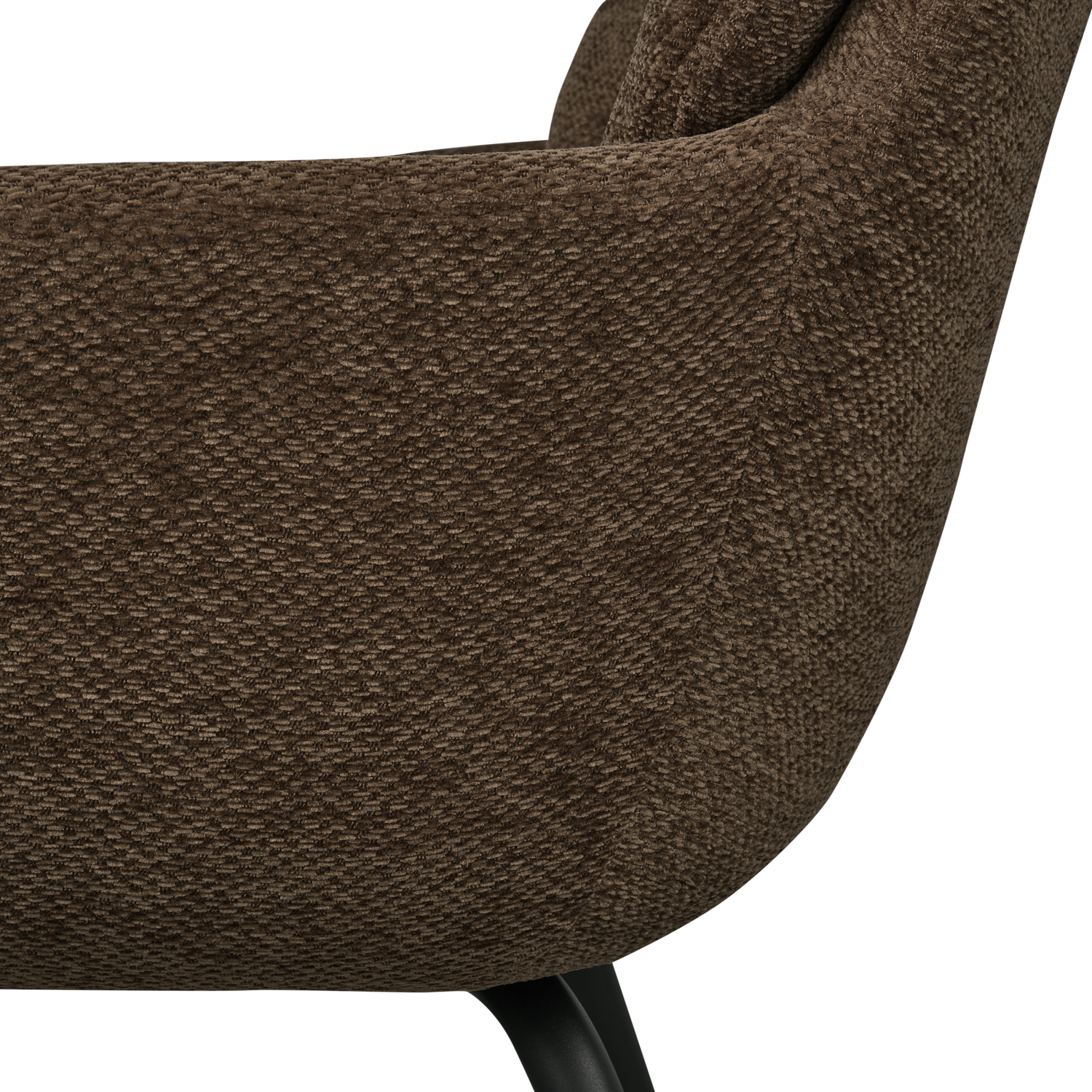 RUNA EETKAMERSTOEL CHENILLE WARMBRUIN