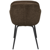 RUNA EETKAMERSTOEL CHENILLE WARMBRUIN