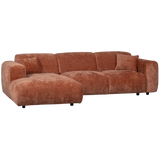 CLOUD CHAISE LONGUE BANK LINKS CHENILLE TERRA