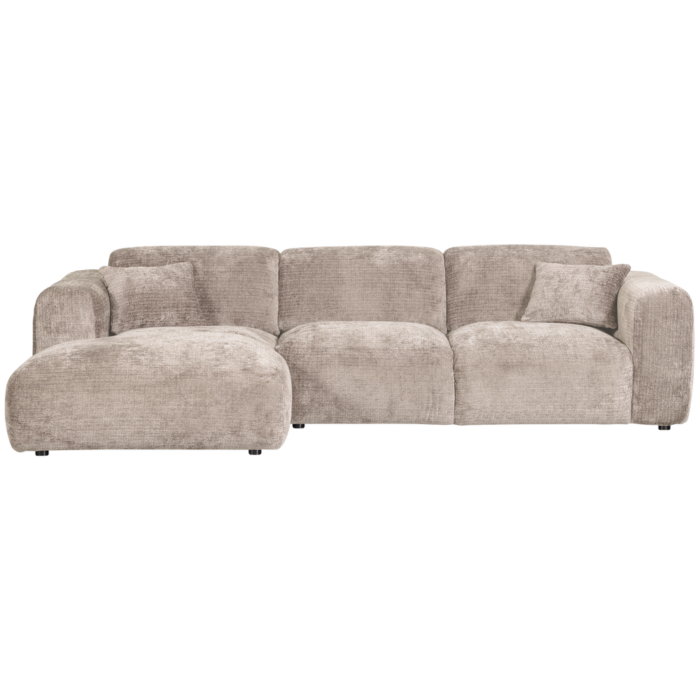 CLOUD CHAISE LONGUE BANK LINKS CHENILLE NATUREL