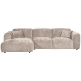 CLOUD CHAISE LONGUE BANK LINKS CHENILLE NATUREL
