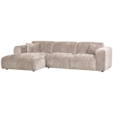 CLOUD CHAISE LONGUE BANK LINKS CHENILLE NATUREL
