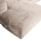 CLOUD CHAISE LONGUE BANK LINKS CHENILLE NATUREL