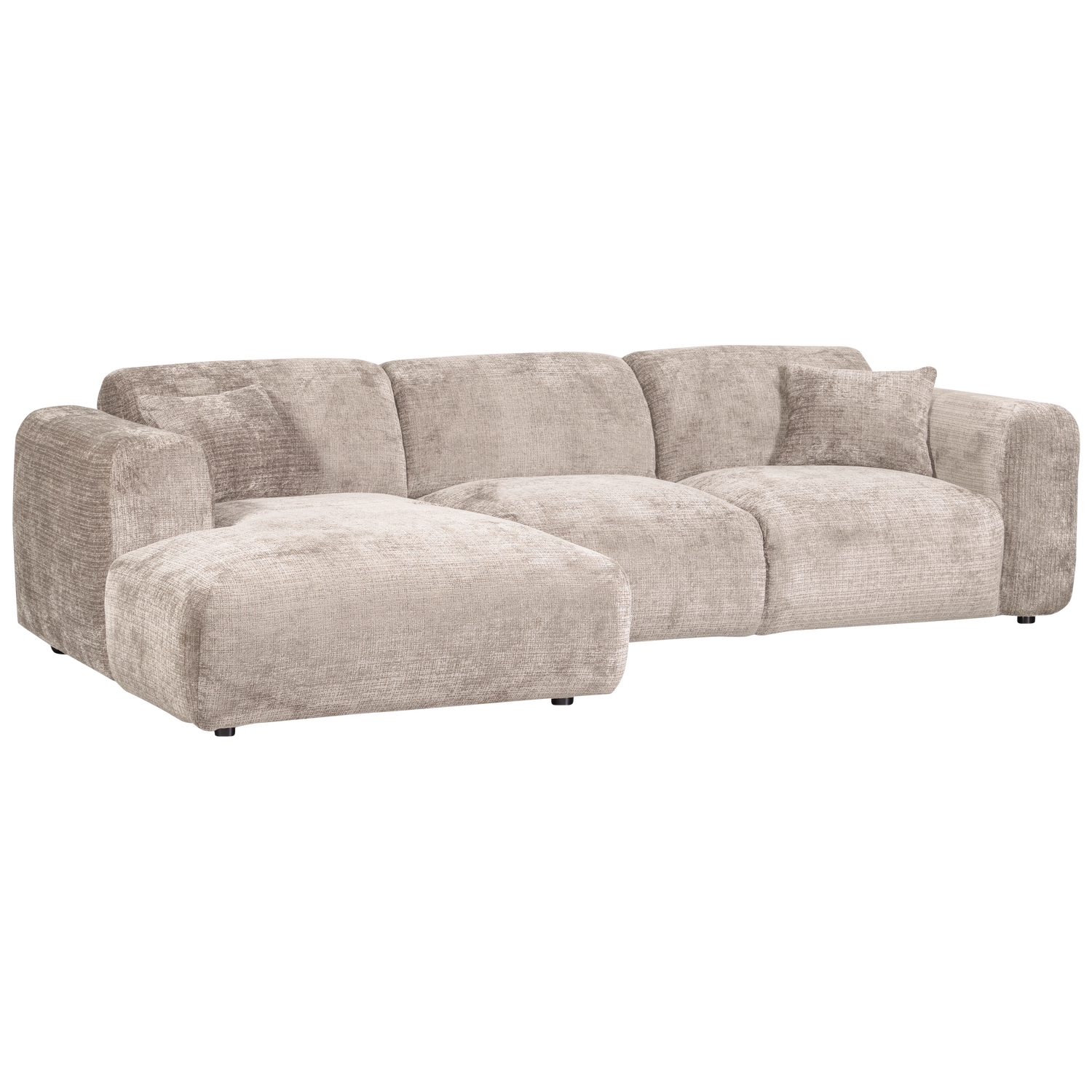 CLOUD CHAISE LONGUE BANK LINKS CHENILLE NATUREL
