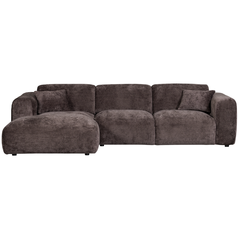 CLOUD CHAISE LONGUE BANK LINKS CHENILLE WARM BRUIN