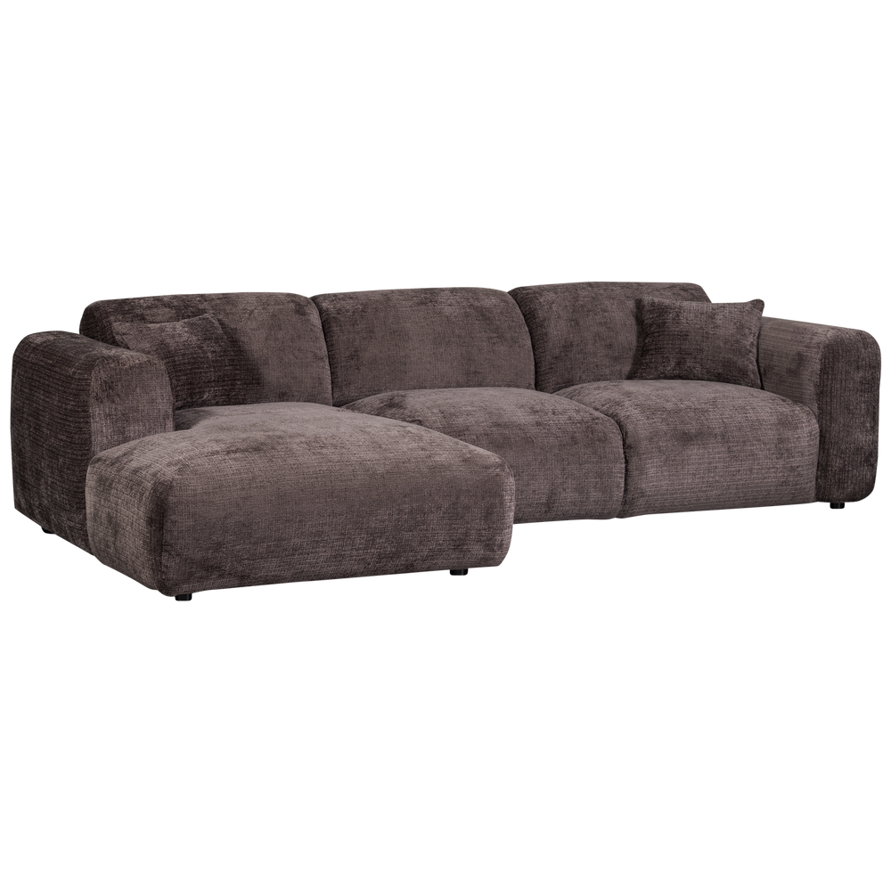 CLOUD CHAISE LONGUE BANK LINKS CHENILLE WARM BRUIN