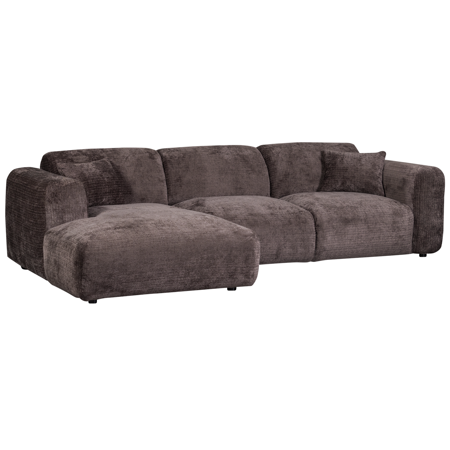 CLOUD CHAISE LONGUE BANK LINKS CHENILLE WARM BRUIN