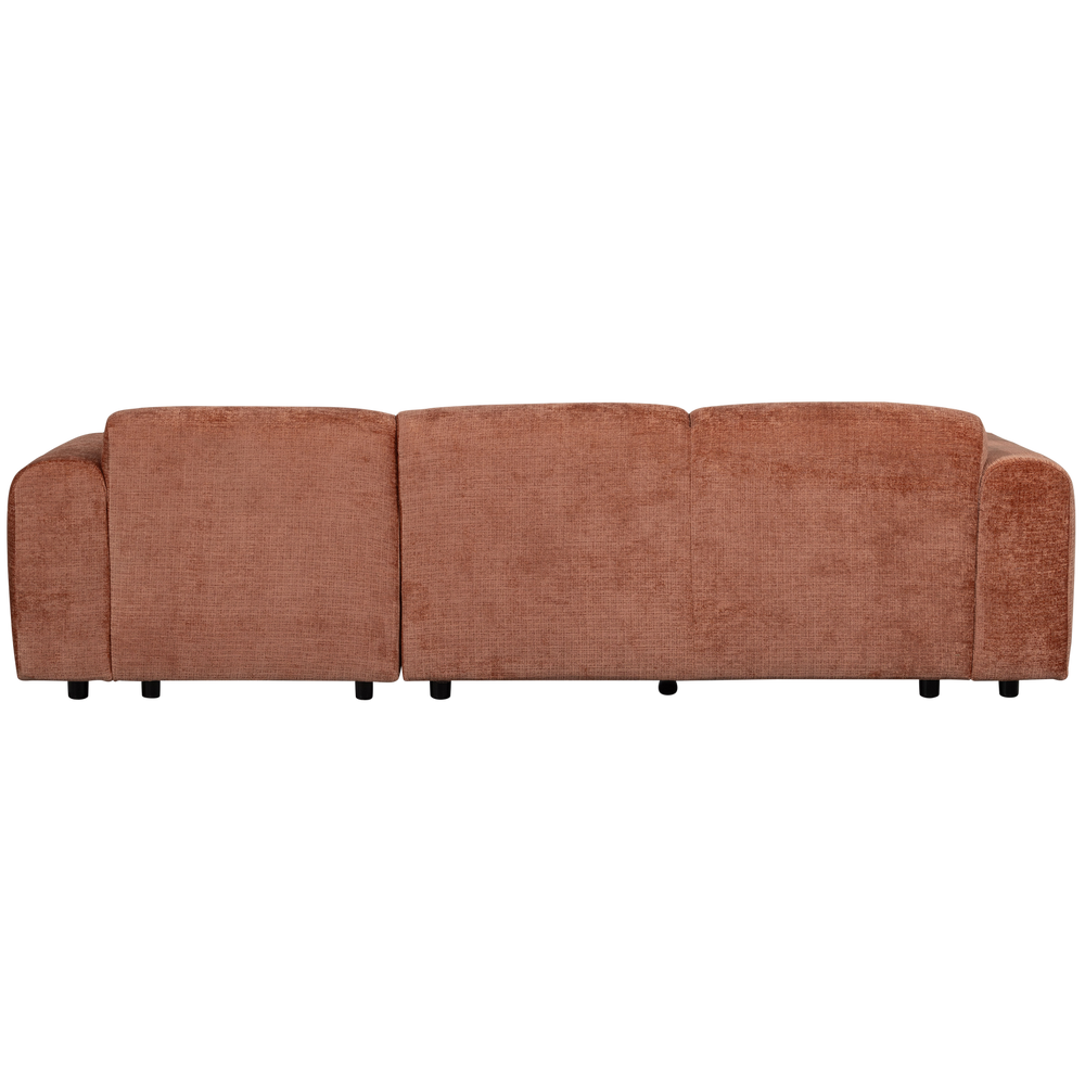 CLOUD CHAISE LONGUE BANK RECHTS CHENILLE TERRA