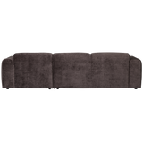 CLOUD CHAISE LONGUE BANK RECHTS CHENILLE WARM BRUIN