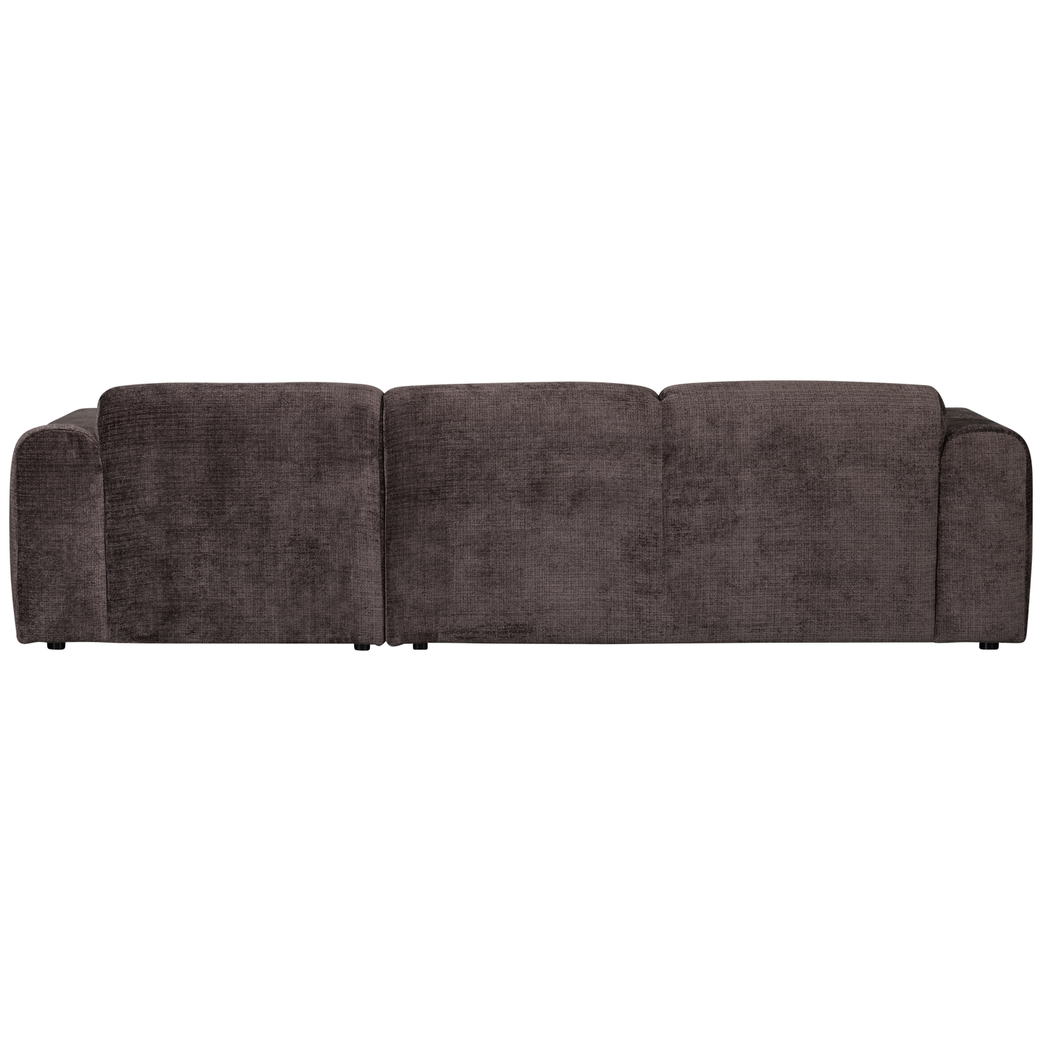 CLOUD CHAISE LONGUE BANK RECHTS CHENILLE WARM BRUIN