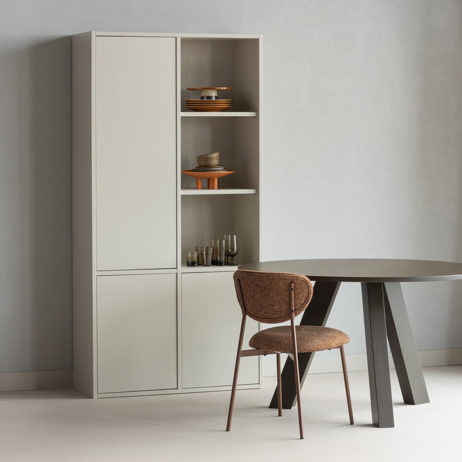 VALOR EETKAMERSTOEL BRUIN