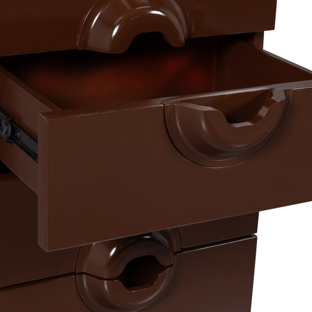 MERGE LADEKAST 6 LADES EUCALYPTUSHOUT BRUIN/ROOD