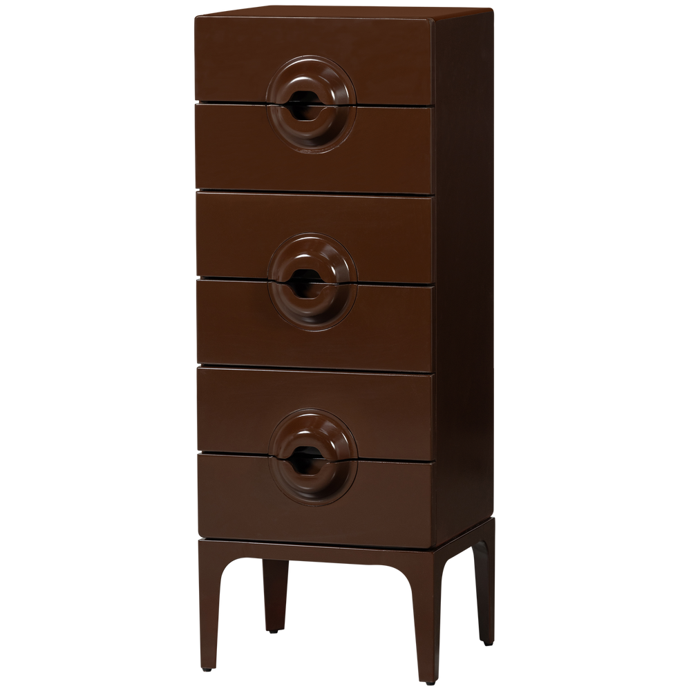 MERGE LADEKAST 6 LADES EUCALYPTUSHOUT BRUIN/ROOD