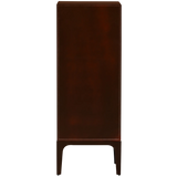 WOOOD - Merge ladekast 6 lades bruin/rood