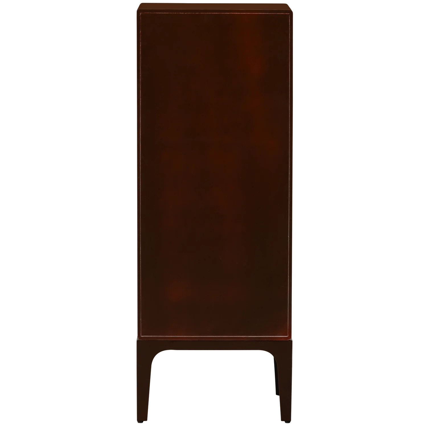 WOOOD - Merge ladekast 6 lades bruin/rood