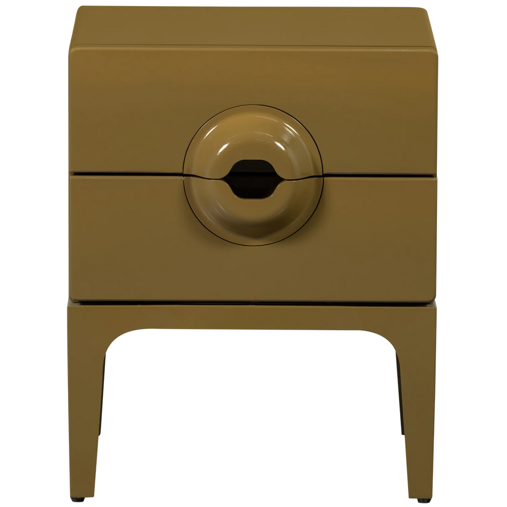 WOOOD - Merge ladekast/nachtkastje 2 lades hout honinggeel