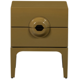 WOOOD - Merge ladekast/nachtkastje 2 lades hout honinggeel