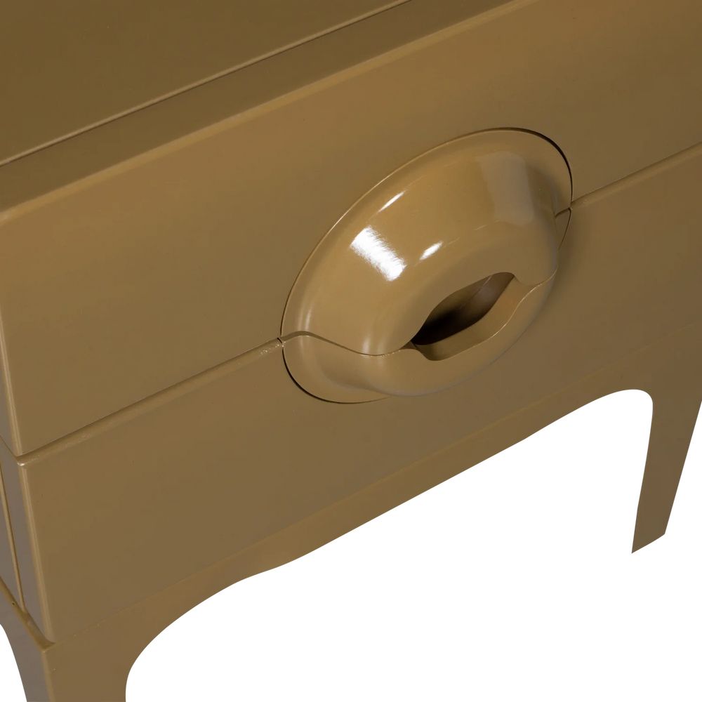 WOOOD - Merge ladekast/nachtkastje 2 lades hout honinggeel