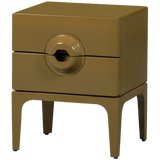 WOOOD - Merge ladekast/nachtkastje 2 lades hout honinggeel