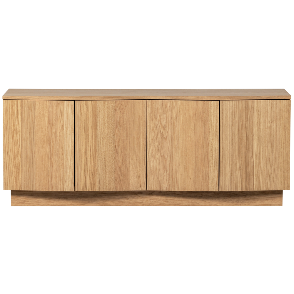 ZUMA TV MEUBEL 133 CM EIKEN FINEER TRANSPARANT [fsc]