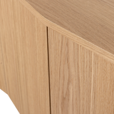 ZUMA TV MEUBEL 200 CM EIKEN FINEER TRANSPARANT [fsc]