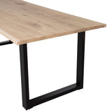 COMBI-TABLO: BOOMSTAM EIKEN 180X90 & U-POOT [fsc]