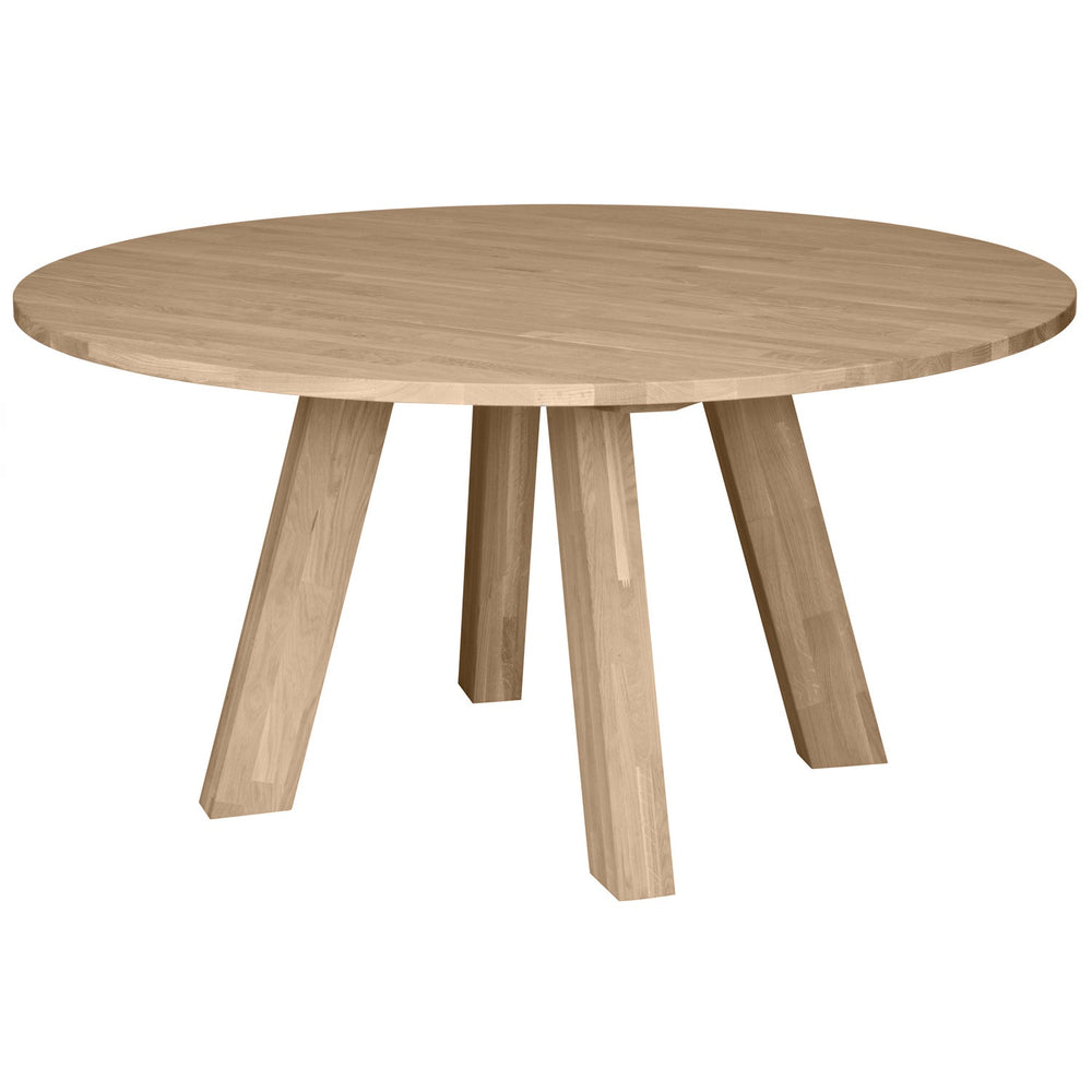 RHONDA XL EETTAFEL O150 CM EIKEN NATUREL [fsc]