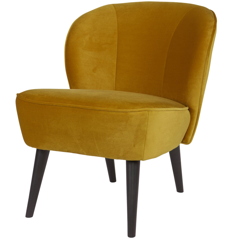 SARA FAUTEUIL VELVET OKER