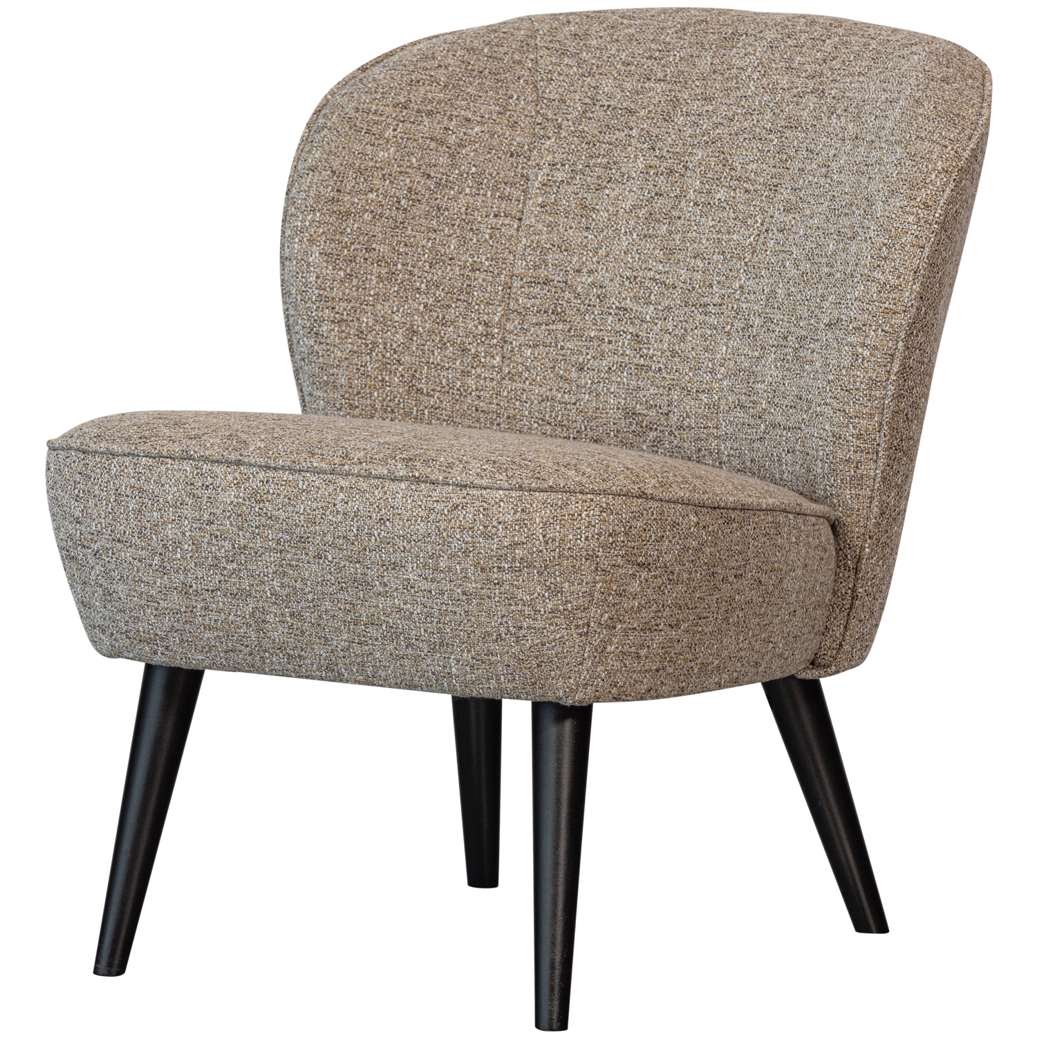 SARA FAUTEUIL GEWEVEN STOF NATUREL MELANGE