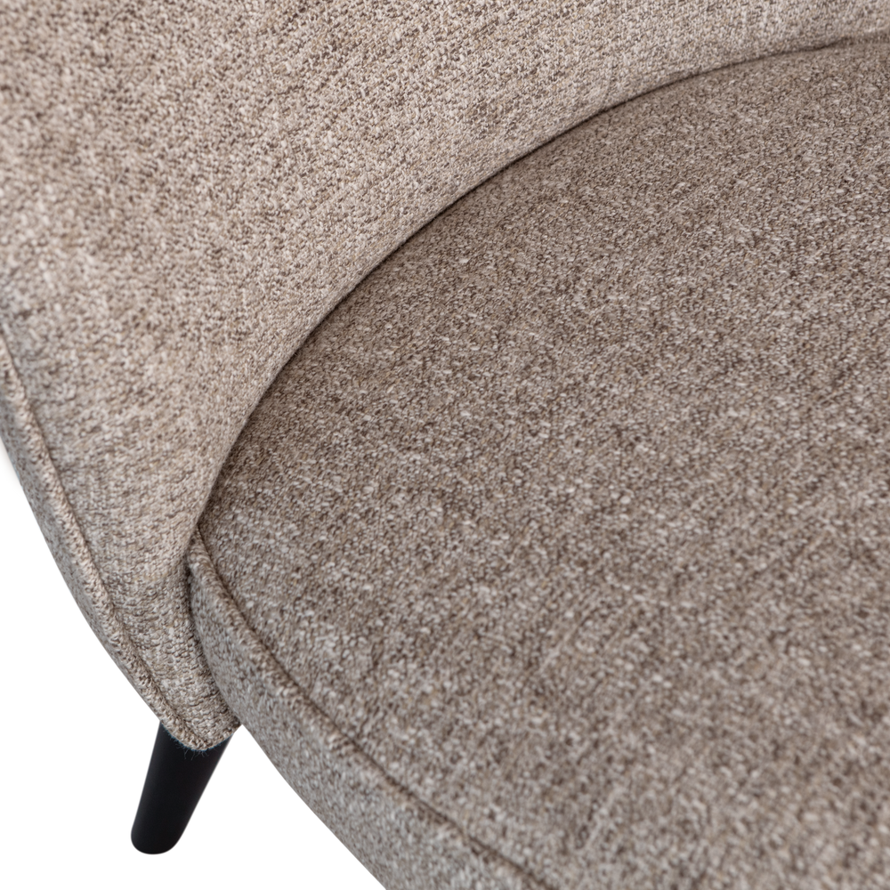 SARA FAUTEUIL GEWEVEN STOF NATUREL MELANGE