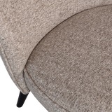 SARA FAUTEUIL GEWEVEN STOF NATUREL MELANGE