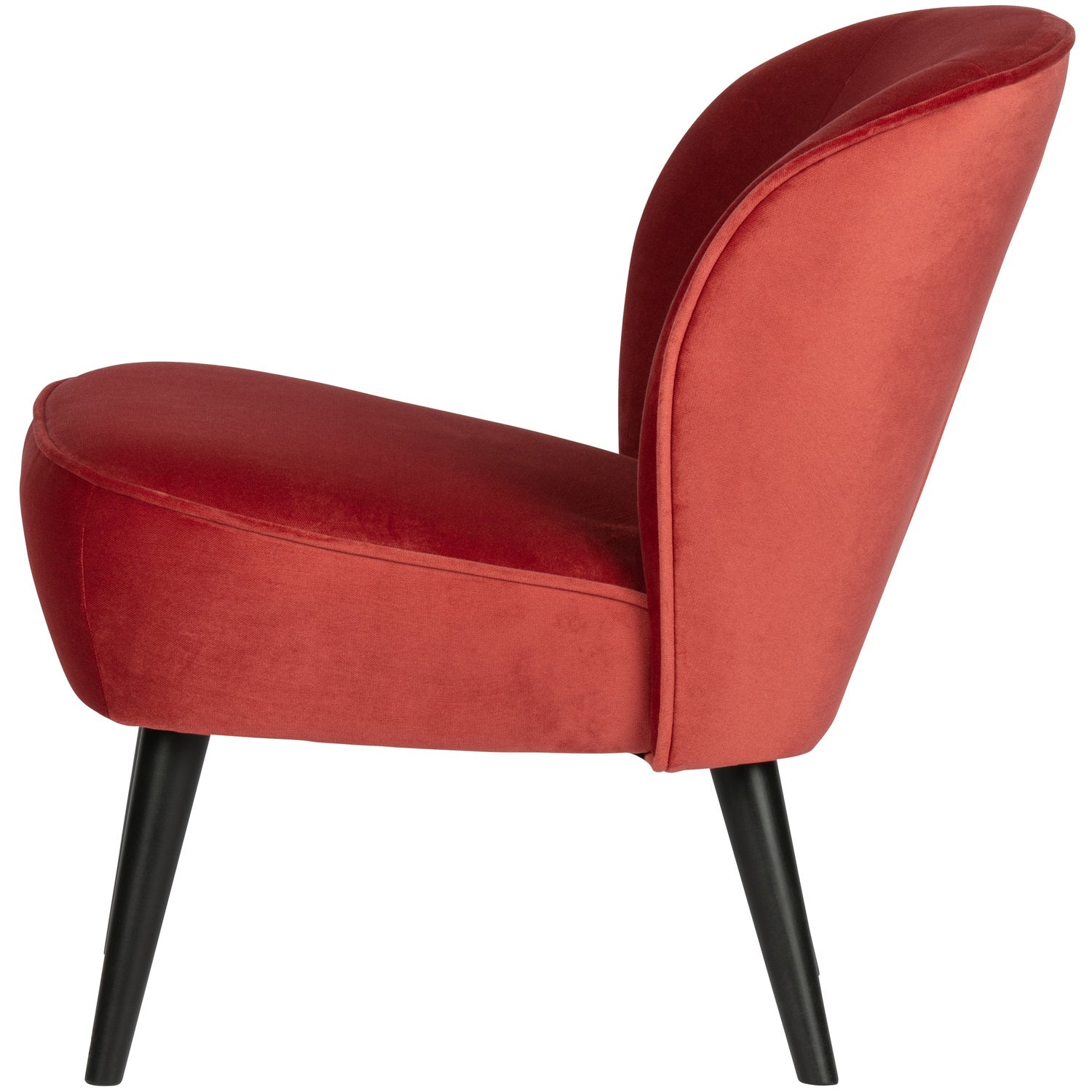 SARA FAUTEUIL VELVET FRAMBOOS