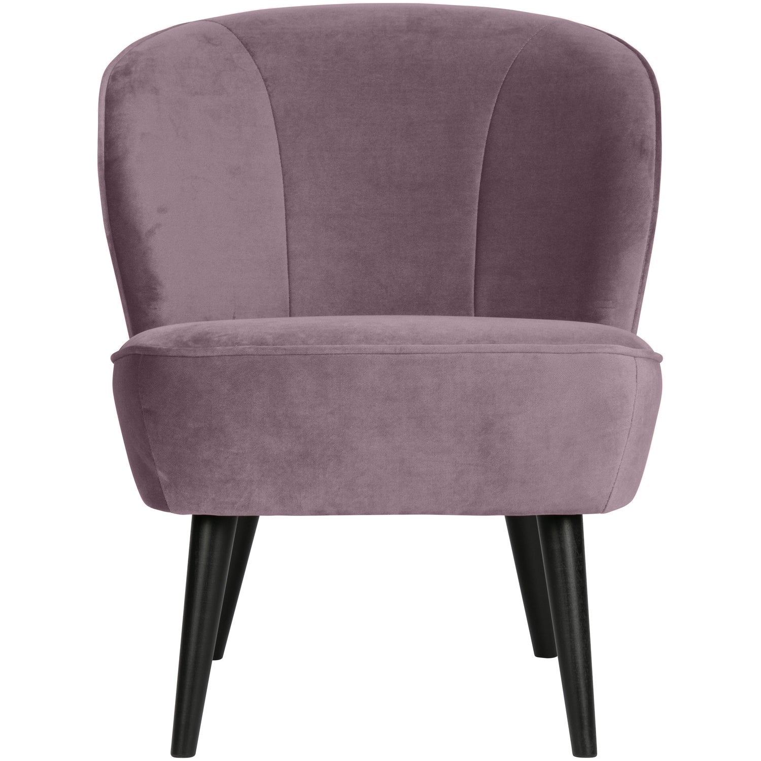 SARA FAUTEUIL VELVET WARM LILA