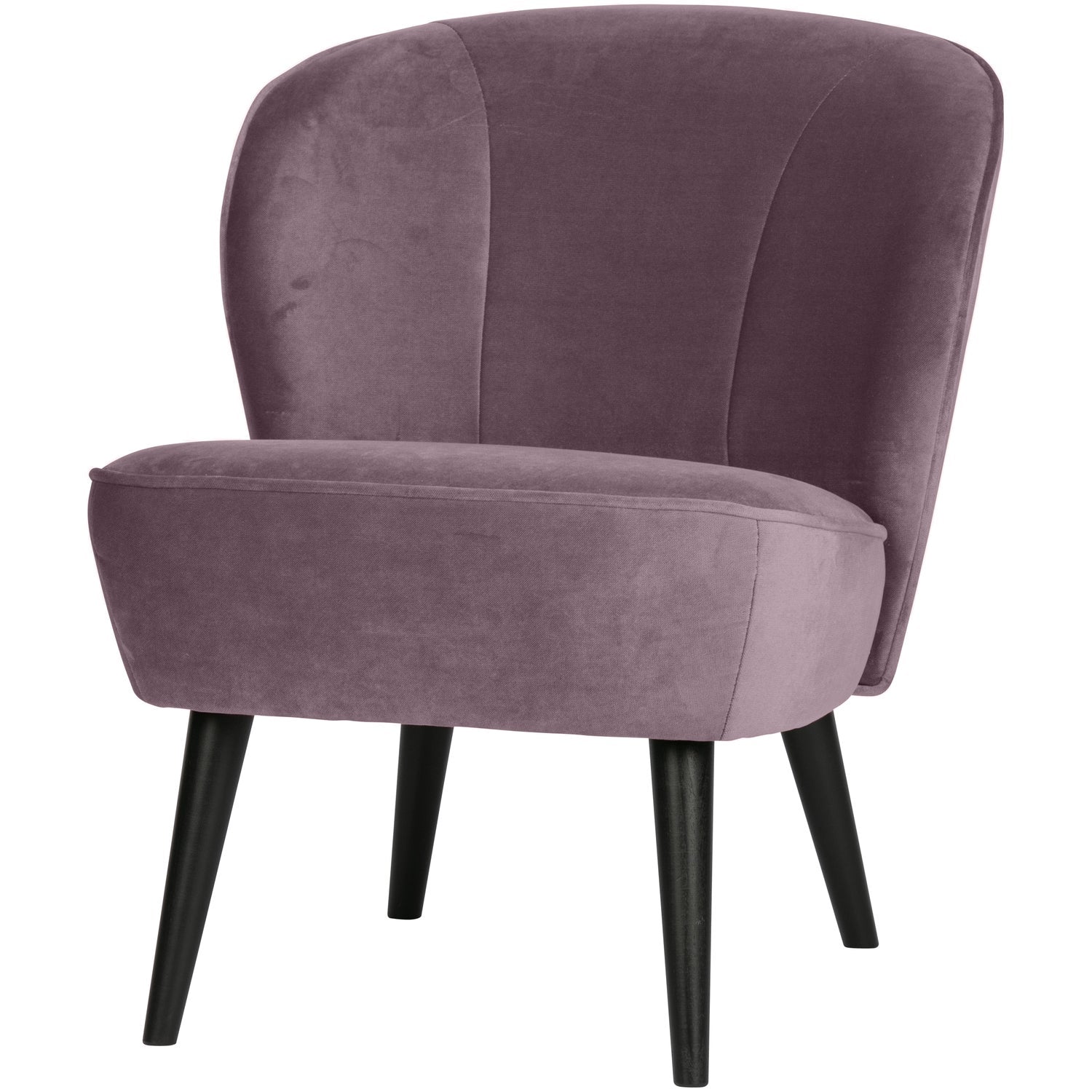 SARA FAUTEUIL VELVET WARM LILA