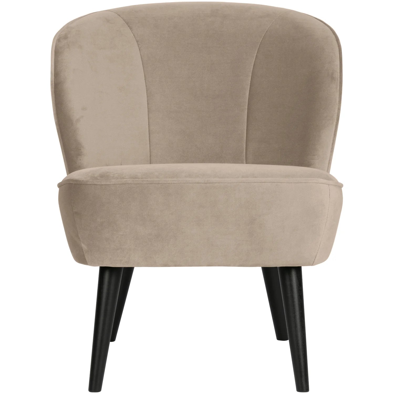 WOOOD - Sara fauteuil fluweel khaki