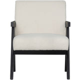 WOOOD - Lowie fauteuil naturel/zwart