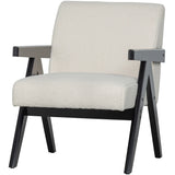 WOOOD - Lowie fauteuil naturel/zwart