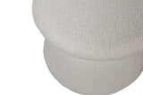 WOOOD - Rowan poef met brede top boucle naturel