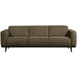 STATEMENT 3-ZITS BANK 230 CM STRUCTURE VELVET BONSAI