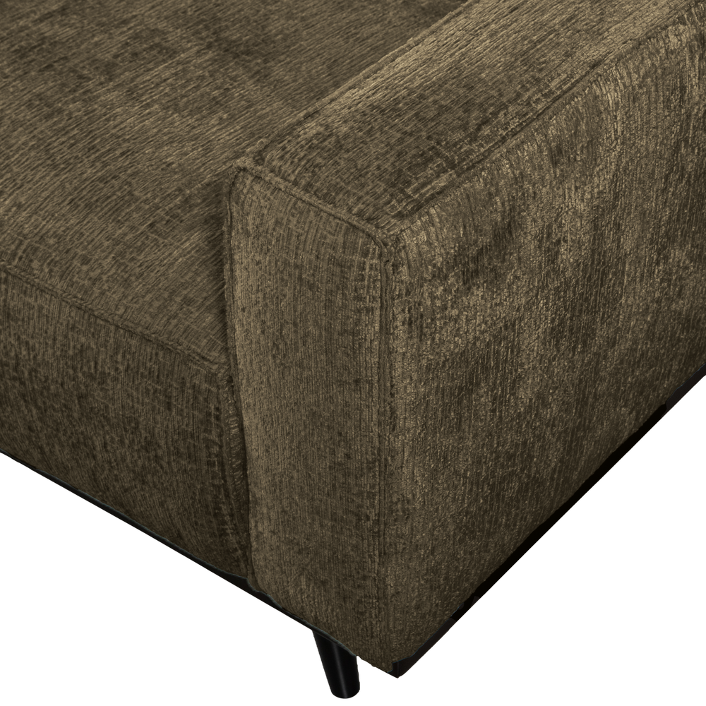 STATEMENT 3-ZITS BANK 230 CM STRUCTURE VELVET BONSAI