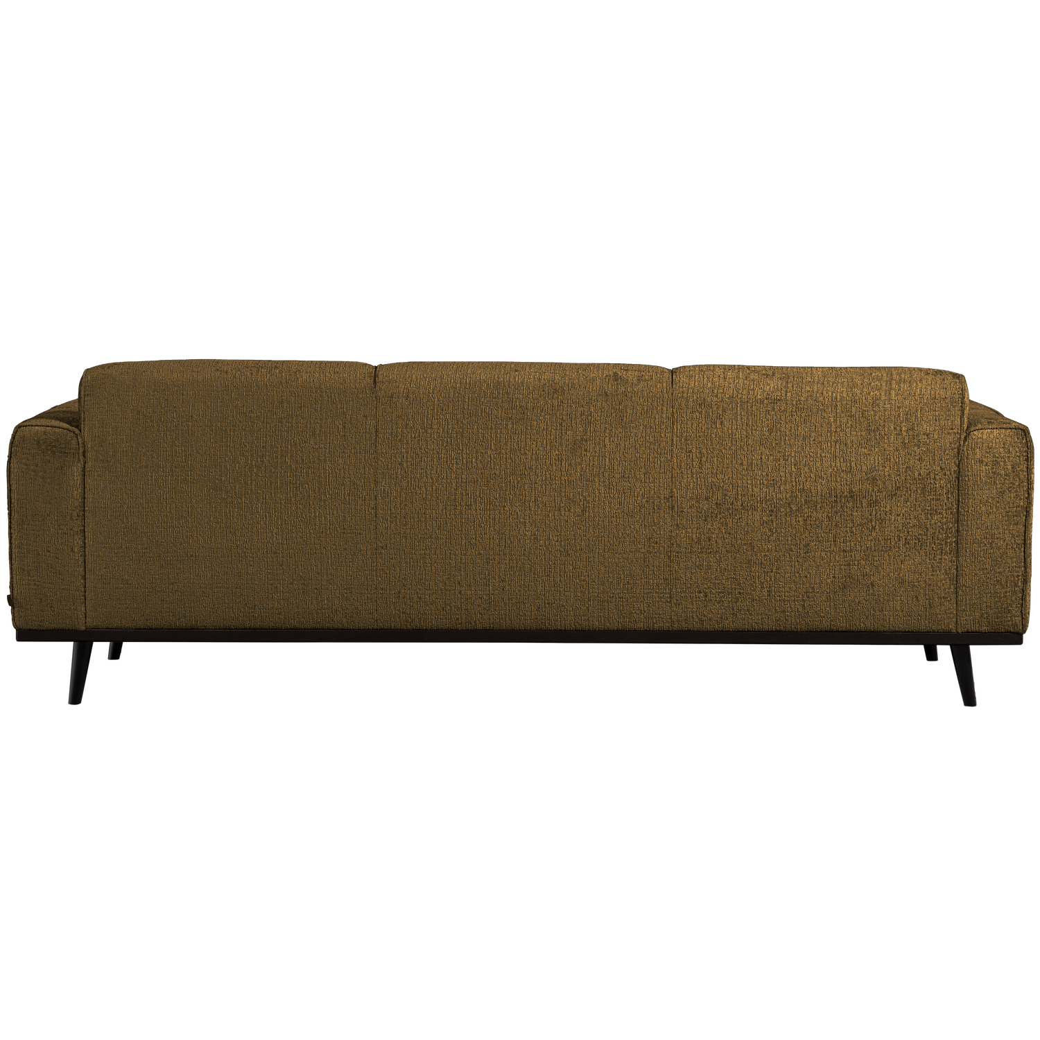 STATEMENT 3-ZITS BANK 230 CM STRUCTURE VELVET BRASS