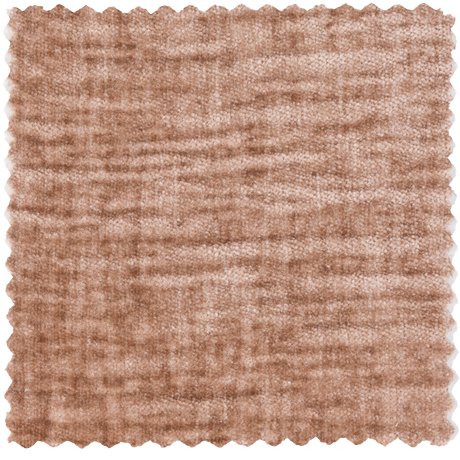 BEAN HOEKBANK LINKS CHENILLE VELVET PERZIKROZE