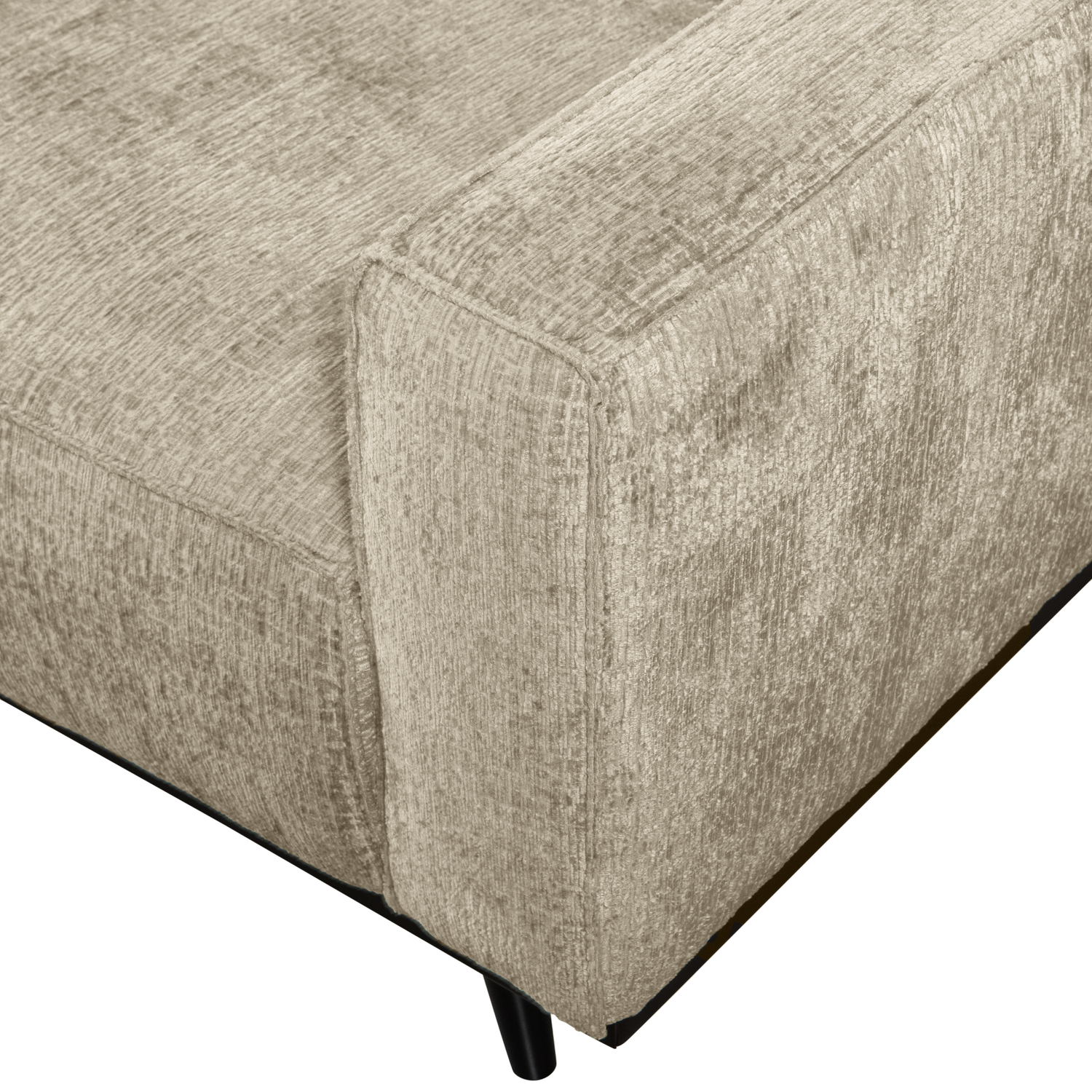 STATEMENT 3-ZITS BANK 230 CM STRUCTURE VELVET WHEATFIELD