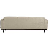 STATEMENT 3-ZITS BANK 230 CM STRUCTURE VELVET WHEATFIELD