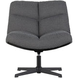 WOOOD - Vinny draaifauteuil bouclé antraciet