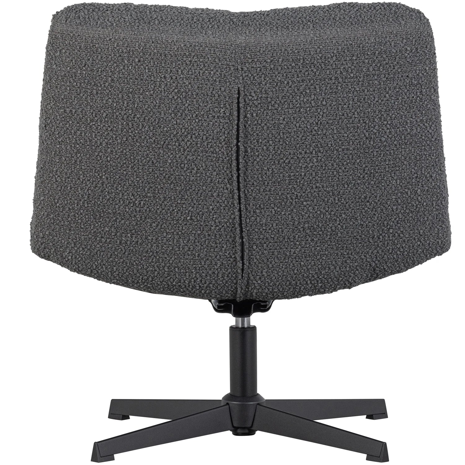 WOOOD - Vinny draaifauteuil bouclé antraciet