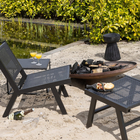 BIKKEL KRUK HOUT NATUREL 40XO28 CM